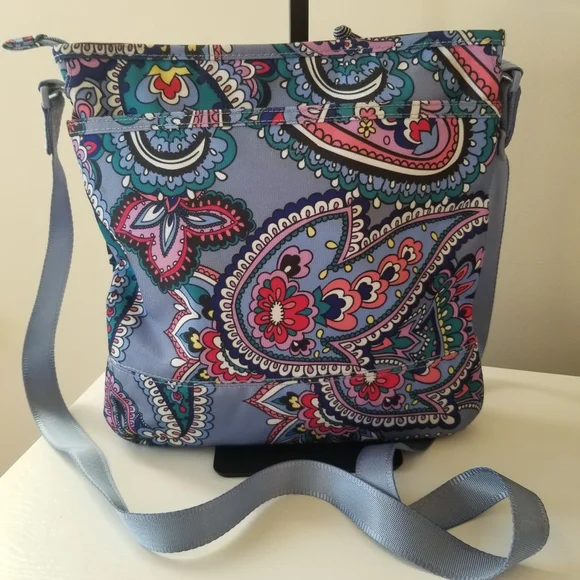 Vera Bradley Slim Crossbody Kona Paisley Crossbody Bag - Picture 6 of 9